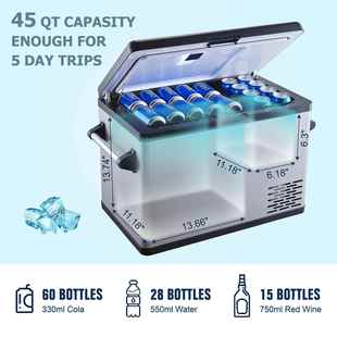 域拓35L车家二用压缩机车载冰箱户外旅行便携小冰箱公寓小冰箱