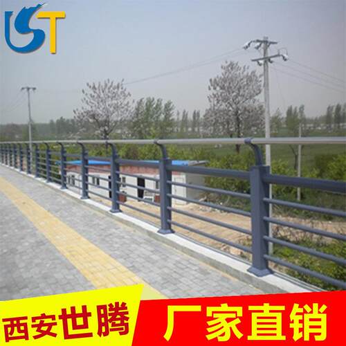 桥梁护栏不锈钢复合管201/304防撞栏杆人行道河道高架桥景观围栏