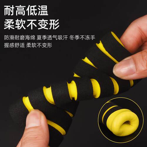 托车螺纹款把电改装海绵摩手把套手柄防滑油门转把手套动车地车山