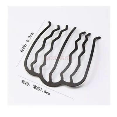 Combs hairdressing Metal hairpin disc hair artifact French