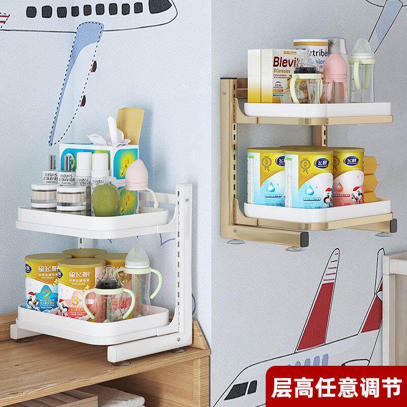 婴儿奶瓶沥水架晾干 干收纳层架子简易可拆卸宝宝副食品放奶粉置