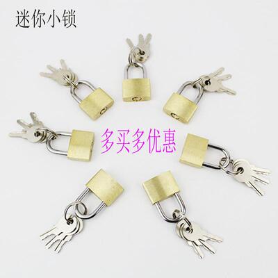 20mm Small Copper Lock Luggage Case Padlock Backpack Lock Ke