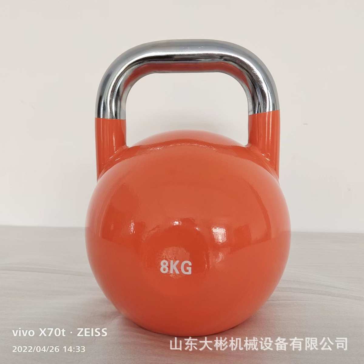 铃深铸铁竞技家用壶运动训练男士蹲实心铃哑铃全钢女士竞技壶