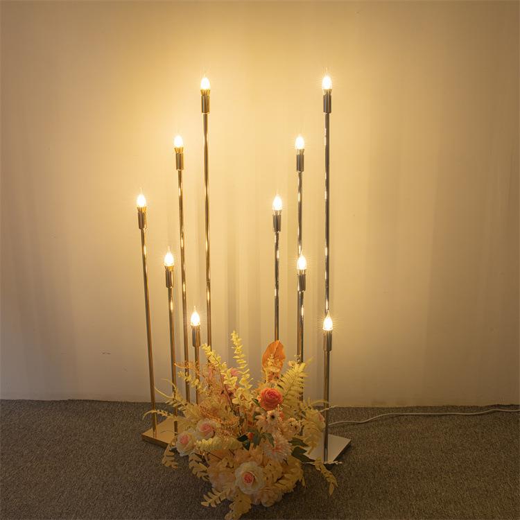 婚庆引灯道具5头星光路引烛灯YKX礼堂场地布置装饰道婚具路蜡台摆