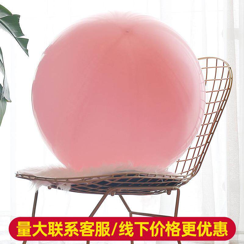 正圆地爆汽球气球36寸圆形特大泰国乳胶儿童加厚防爆防爆气球