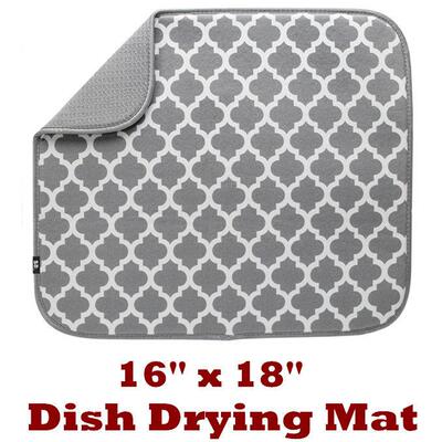Dish Drying Mat Pad Kitchen Counter Mat Super Absorbent