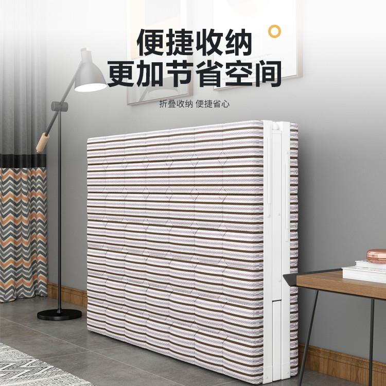 I叠床单人床家用办公室午休床简易板床木床便携陪护折出租屋F76HT