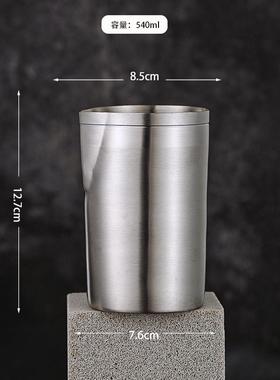 BARSOUL国际不锈钢金属专用鸡尾酒混合调酒搅拌杯调酒器MixingGla