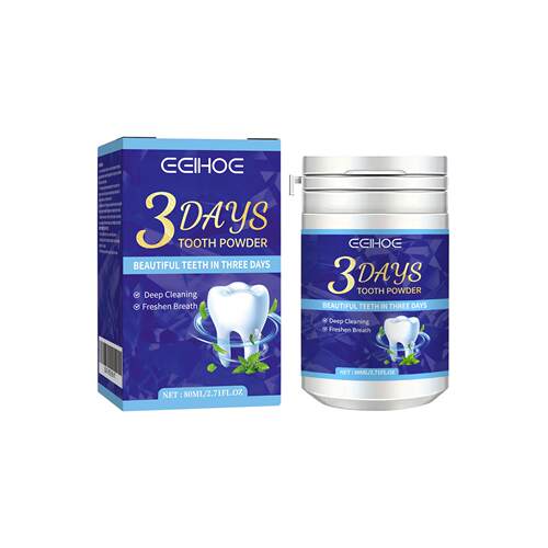 EELHOE Teeth Cleaning Powder - Removes Plaque, Whitens Teeth