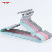 加粗磨砂家用成人防滑晾衣挂无痕凉100个衣服撑子收纳晒衣架