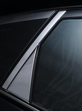 适用PRIUS 30系车窗中柱饰条改成专用PRIUS 30不锈钢汽车用品外贸