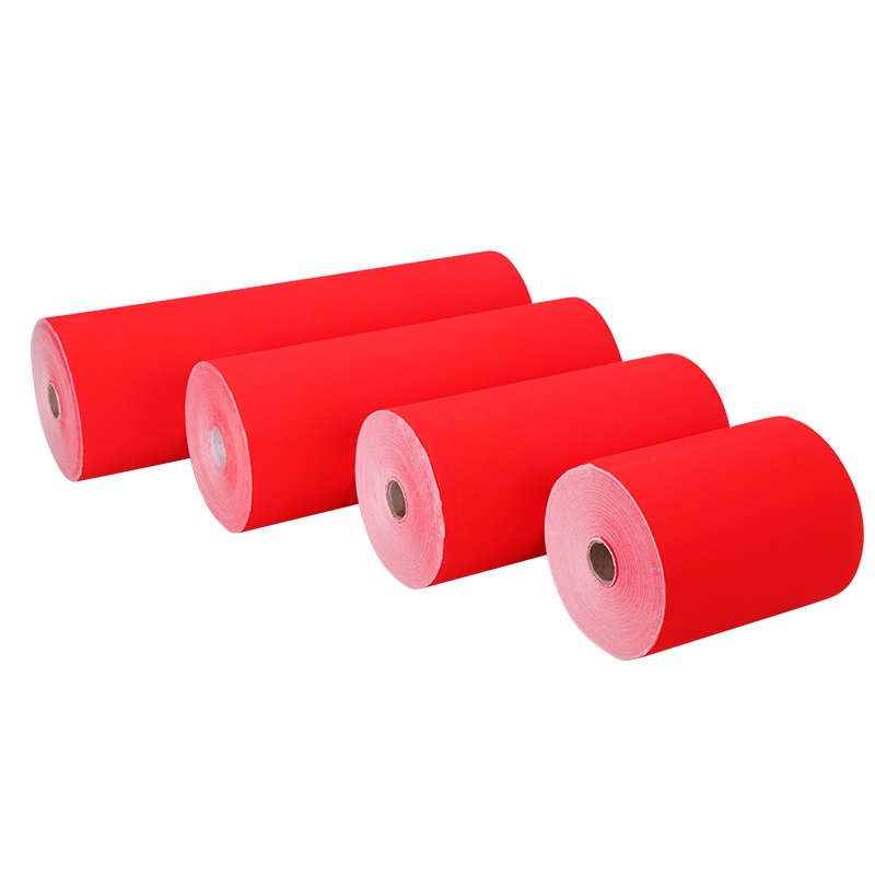 夹新年大红春联半生半熟万年宣对联剪纸加厚手写宣纸空白双层红