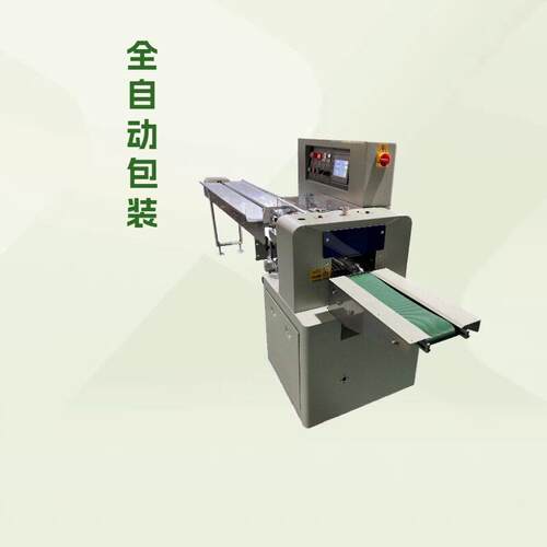 广东易川制造不锈钢烟管自动贴标套袋机po膜速枕式包装机