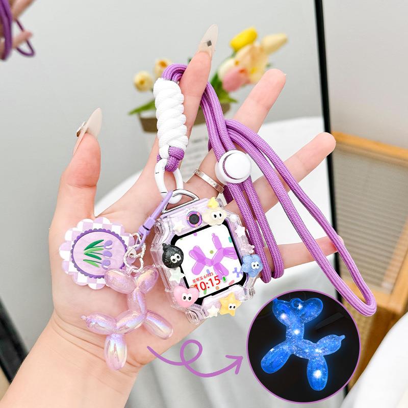 适用小天才儿童手表Z10/Z9/Z8/少年版/Z7/Z6/Z6A/Q2A挂脖子壳挂套