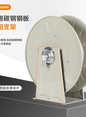 JPW加油米机盘自伸缩卷管器6分卷1寸车载汽柴油管10米15动20米收