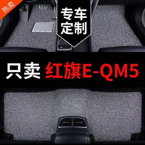 适用2024款红旗eqm5脚垫专用汽车脚垫地垫丝圈地毯车车改装用品