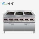 餐厅炊事设备方宁商用电磁炉灶8头6头4头柜式 煲仔炉多头电磁炉
