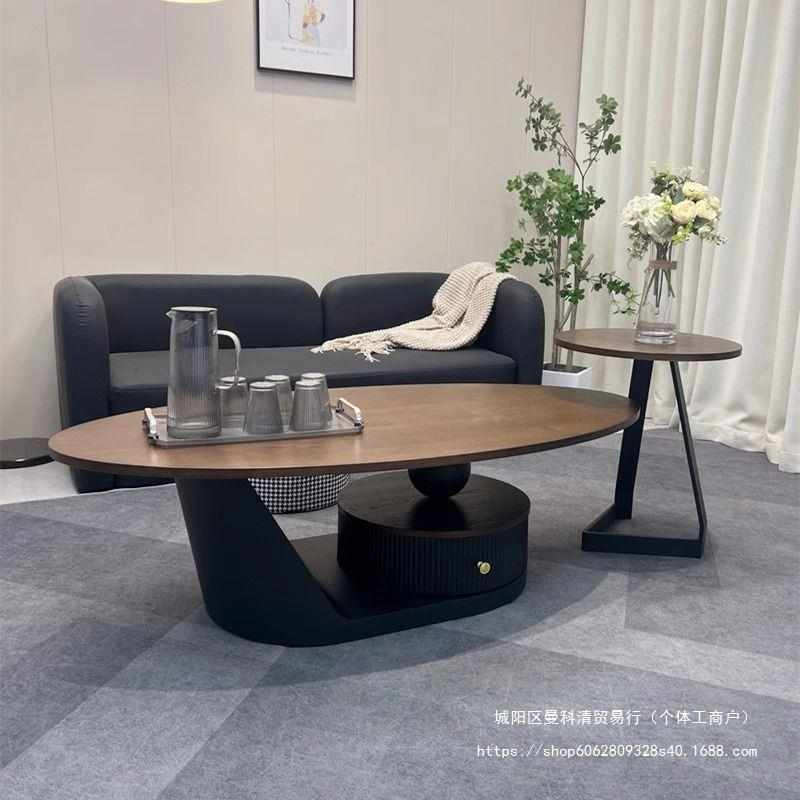 侘简约风寂感茶客厅古风家用台小户型茶几高级桌设计师现代实木中