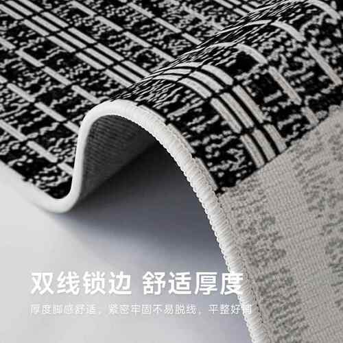 易地毯客厅2026新耐脏打色理圈绒卧室沙发毯防水防污黑地毯202407