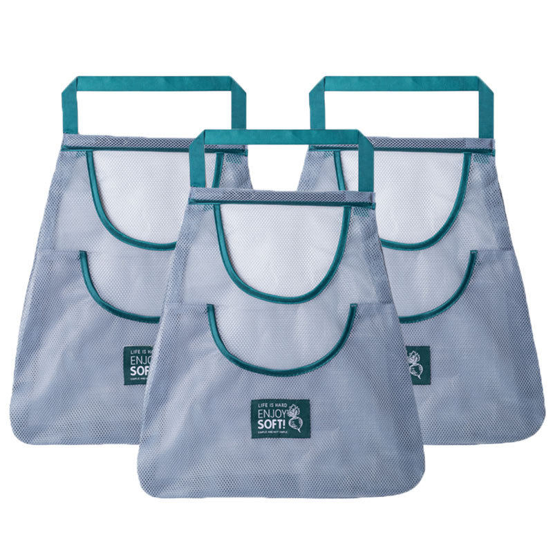 果蔬挂袋家用厨房壁挂装大蒜网兜洋葱生姜辣椒多功能收纳储物袋子,居家布艺,挂袋,淘宝优惠券,粉丝福利购,淘宝优惠卷