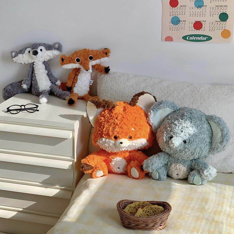 可爱兔子毛绒玩具小狗玩偶动物大party公仔沙发床头抱枕靠垫摆件