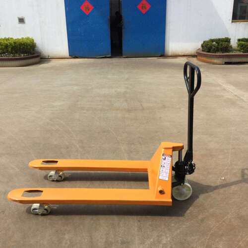 低放型手动升降搬运车 1吨液压小坦克 低放型35MM液压手动叉车