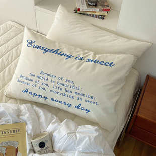 74cm全棉家用枕头套儿童枕芯内胆套单件枕罩 纯棉卡通枕套单品48