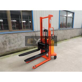 卸车 厂家直销手动堆高叉车电动升降手动行走堆高车升高车举高车装