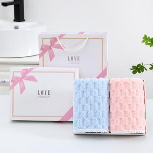 伴手禮吸水毛巾回禮品年會活動禮品公司婚慶 日系ins風毛巾禮盒裝