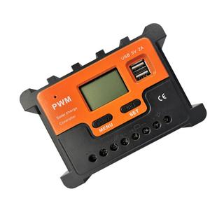 PWM电池太阳能控制器12V24V光伏发电控制器太阳能电池板控制器