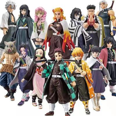 Anime Demon Slayer Figure Kamado Tanjirou Nezuko Action Figu
