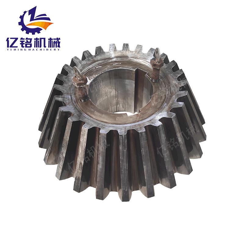 直径1068mm伞齿轮粉碎设备锥齿轮大模数伞型齿全加工