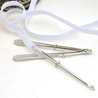 2pcs Stainless Steel Garment Clips Sewing DIY Tools Elastic