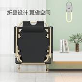 时尚 折叠椅晒太阳睡办公背室懒人黑色用两折叠床户外阳 午两用椅
