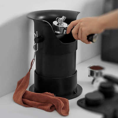 大容量咖啡粉渣桶商用意式浓缩半自动咖啡机手柄废渣盒敲渣槽立式