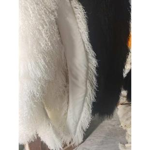 毛真围脖条状衣服毛领滩羊條款星星黑色毛领毛滩羊毛