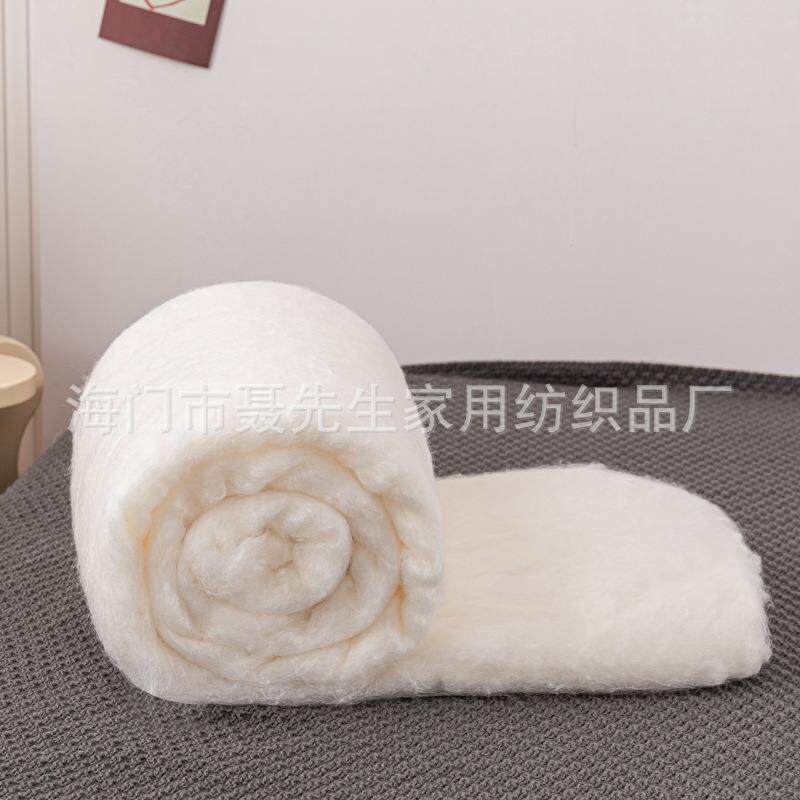0柞蚕丝胎裸10蚕胎丝光胎蚕胎丝丝蚕丝原料700蚕丝被子被芯