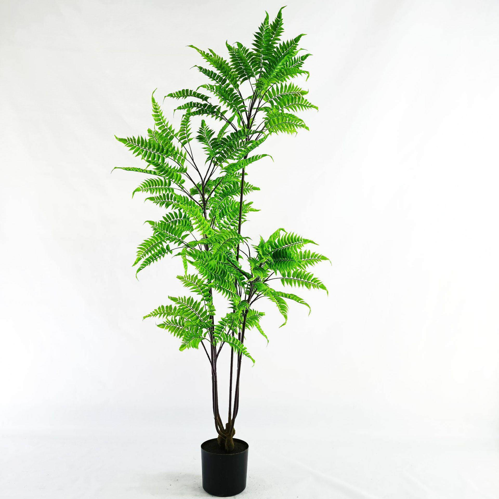 北欧仿真植物波斯蕨凤尾蕨马尾蕨造景假绿植客厅室内落地装饰盆栽