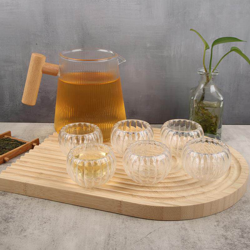 耐热玻璃茶具套装整套功夫茶具 茶盘透明过滤泡茶花茶壶茶道包邮