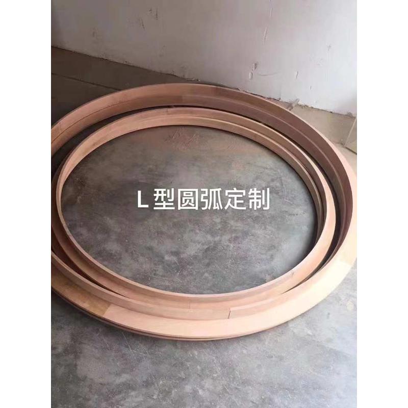 实木线条背景墙弧线吊顶圆弧异形线条圆内阴角线弯线门弯线定制