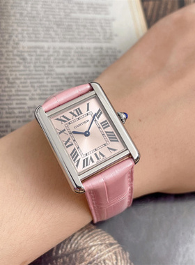 一口价[9.8新]卡地亚女表坦克系列石英手表女正品腕表W5200000