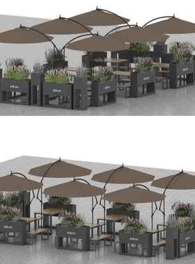 SY-25120户外桌椅休闲墅庭院花园公园露台别茶几木防木腐露天长塑