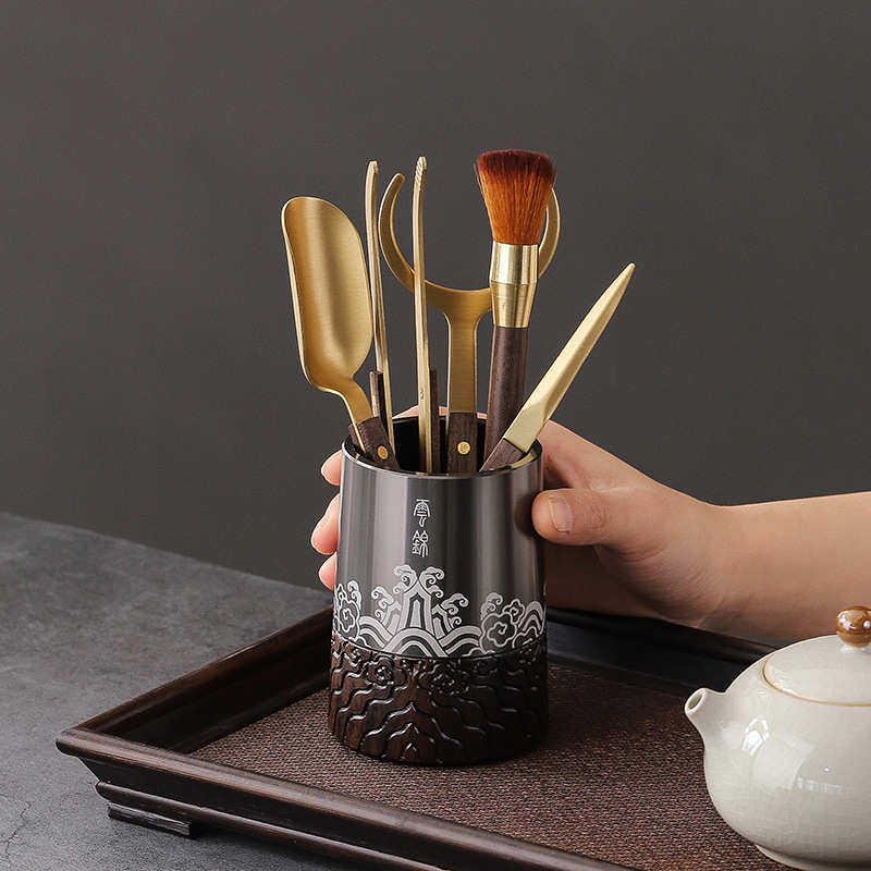 六配件工具茶实木勺针君子套装夹功夫茶具茶黑檀木铜木茶道泡茶茶,餐饮具,茶具礼盒,淘宝优惠券,粉丝福利购,淘宝优惠卷