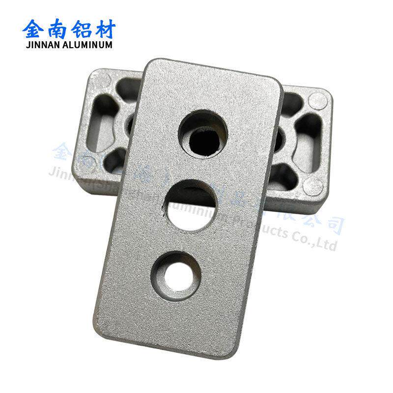 4080铝型材配件端面连接板连接块4080铝材脚轮脚杯调节脚支撑底板