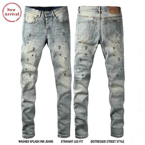 C 71718 Men Street Jeans Vintage Casual复古牛仔裤