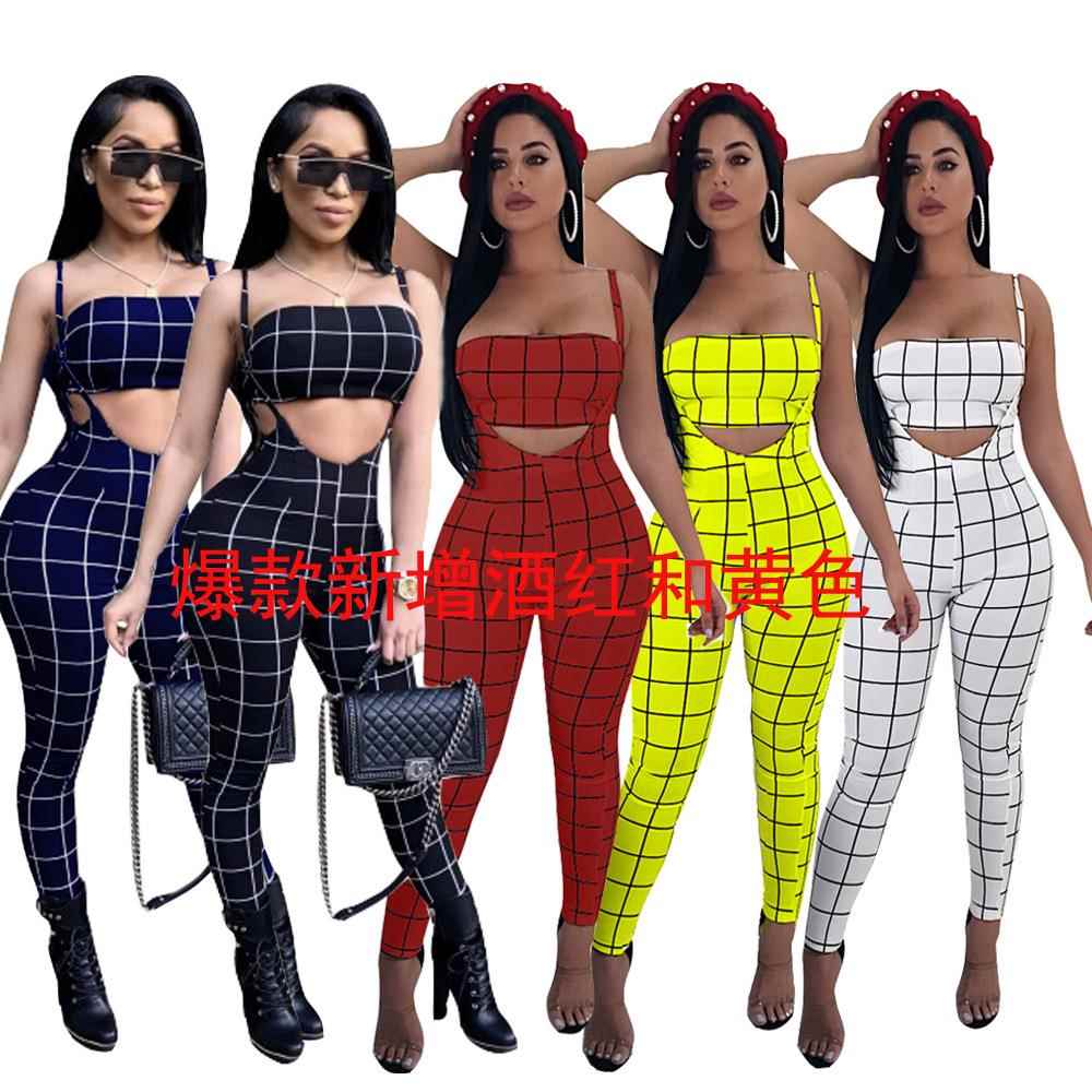 Sexy womens digital tube top overalls two-piece suit