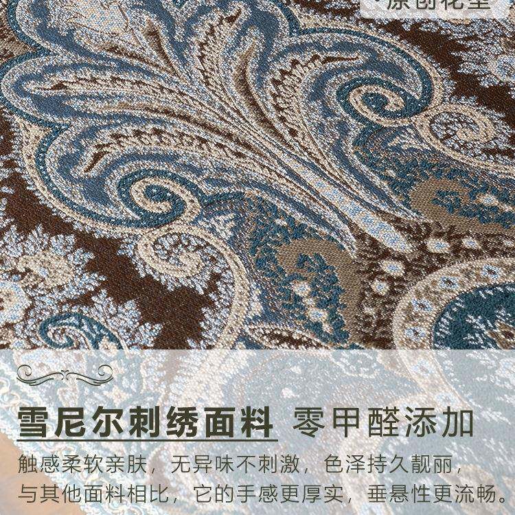 桌美式电柜视旗法F98JJ575式复古轻奢感茶席斗柜桌条布长蕾丝欧式