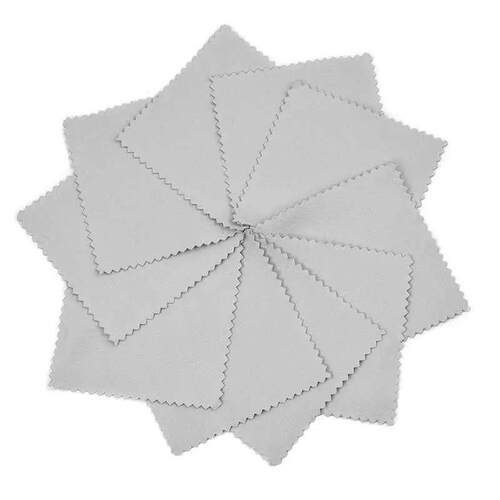 50pcs Sterling Silver Polishing Cloth Set Jewelry Cleaning