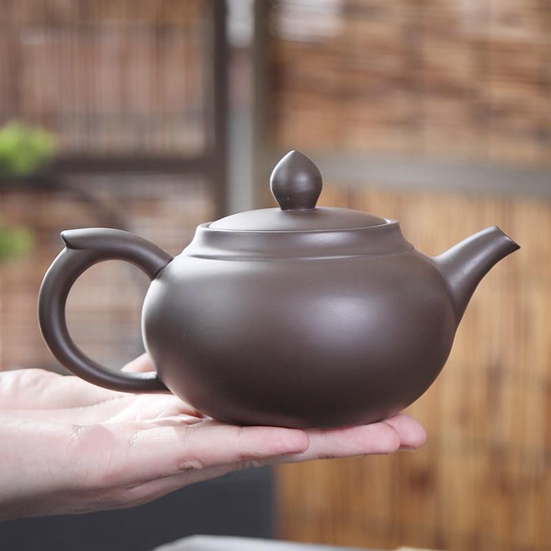 宜兴紫砂壶半手工大小容量泡茶壶单壶西施石瓢壶球孔家用功夫茶具