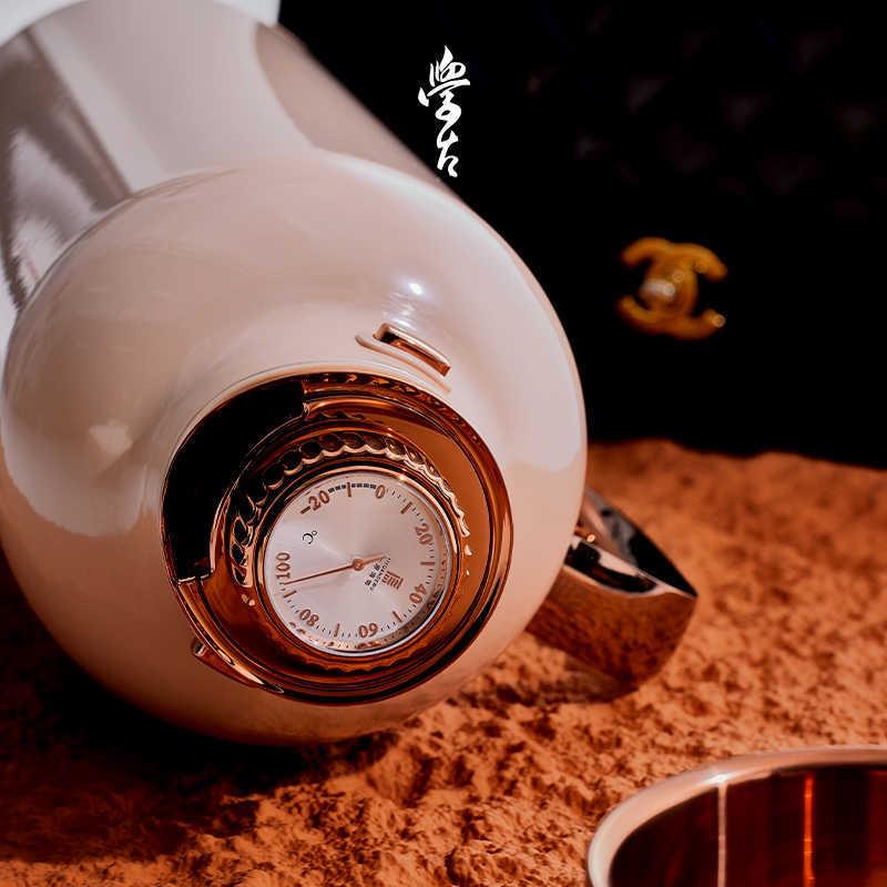 学古|一原传家壶·奶茶金 焖茶壶热水壶暖壶热水瓶家用保温1.6L